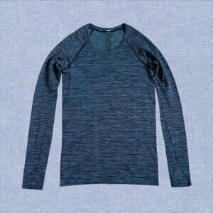 Lululemon Swiftly Tech Long Sleeve 2.0 Prism Stripe Turquoise Tide Multi Size 6